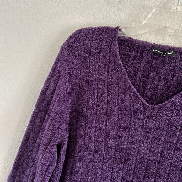 Plush purple sweater - Picture 3 of 5
